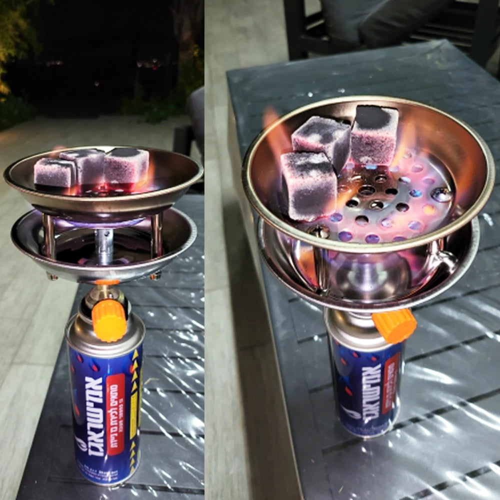 DRIP TIPS Hookah Charcoal Stove Coal Starter Butane Gas Stoves Outdoor Portable